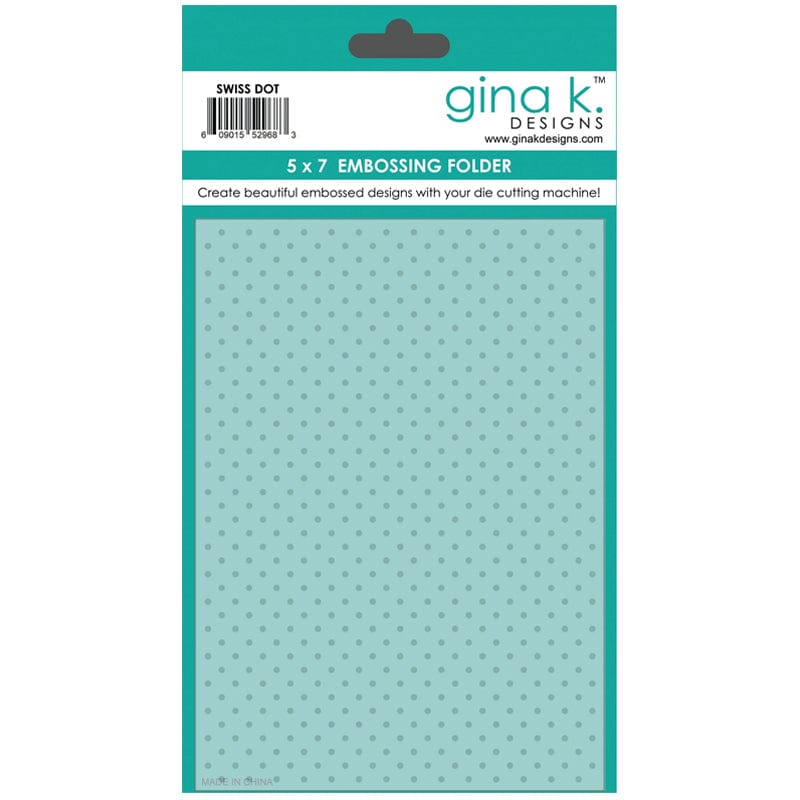 HeatnBond Gina K. Designs Swiss Dot classeur gaufrage pois