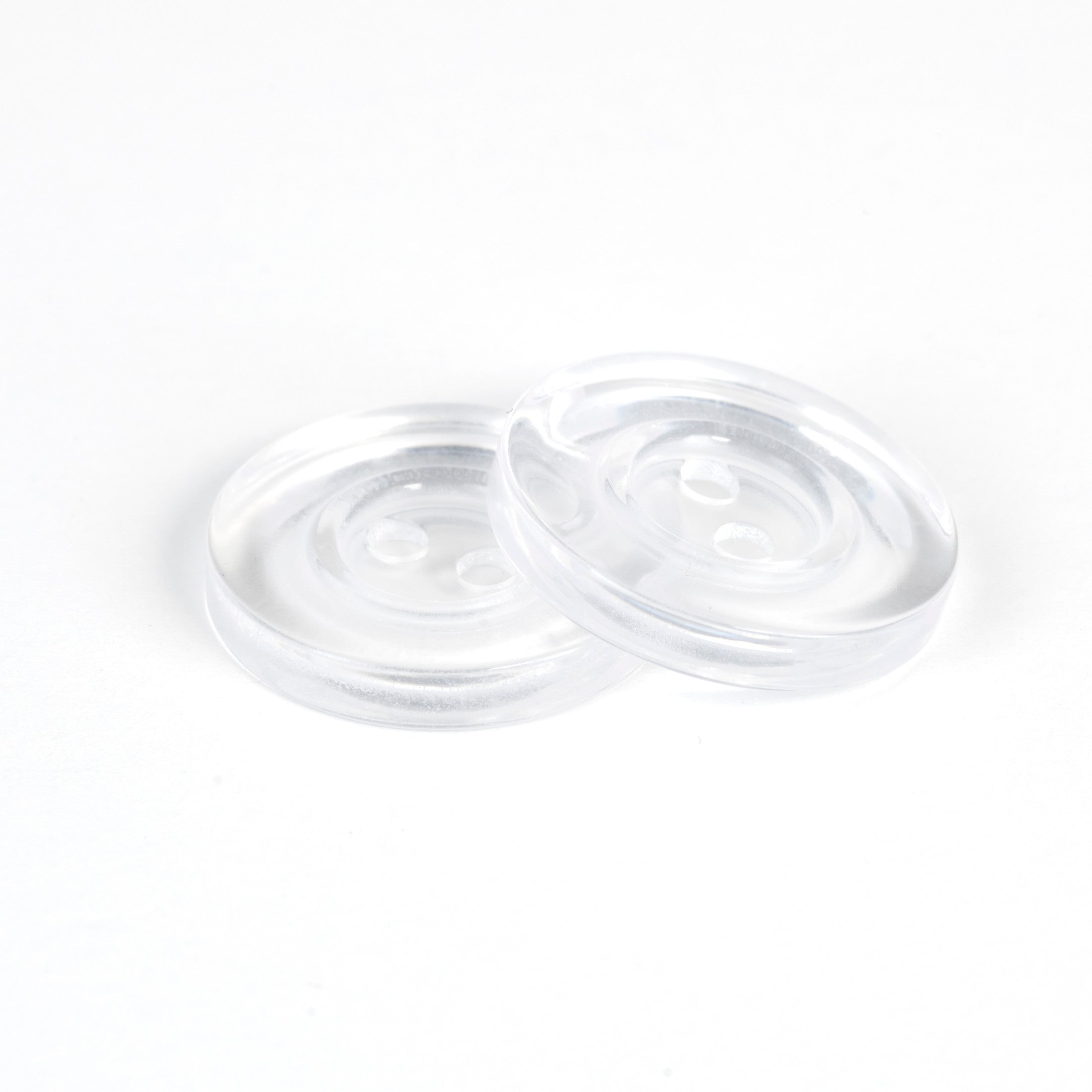 Dritz boutons transparents 17 mm x16 2 trous