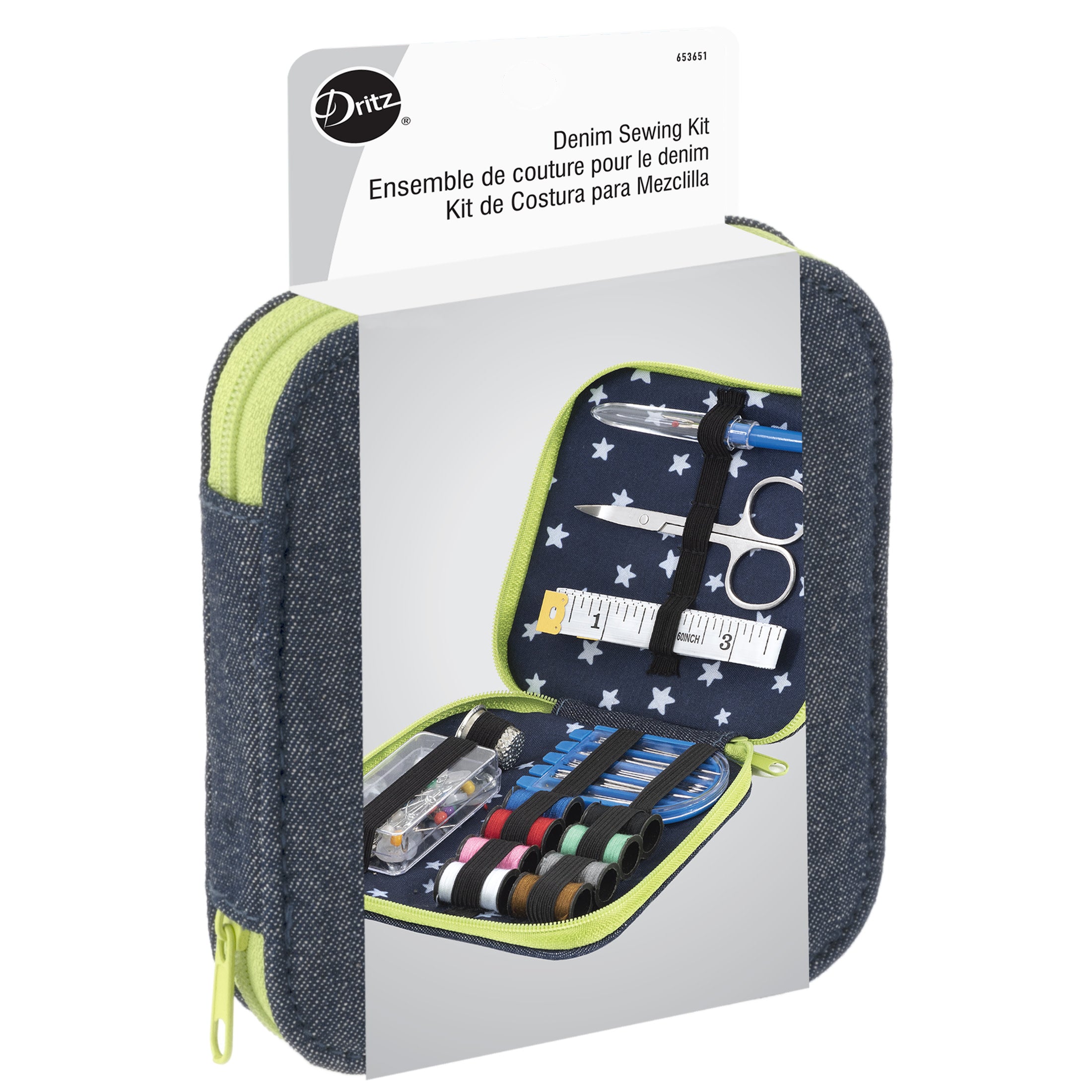 Dritz Sewing Kits 653651 trousse couture bleu marine complète