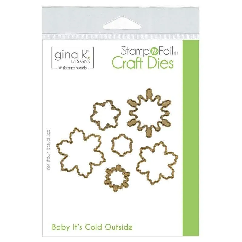 Gina K. Designs 18122 Baby Its Cold matrice découpe x6