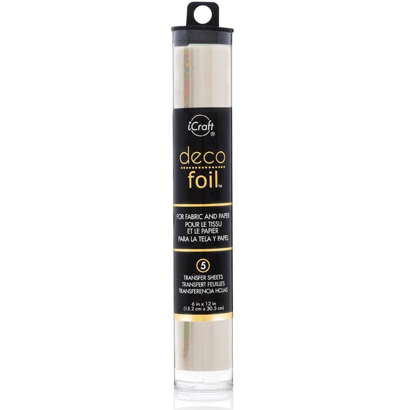 HeatnBond Deco Foil Opal feuille transfert 5 feuilles irisé