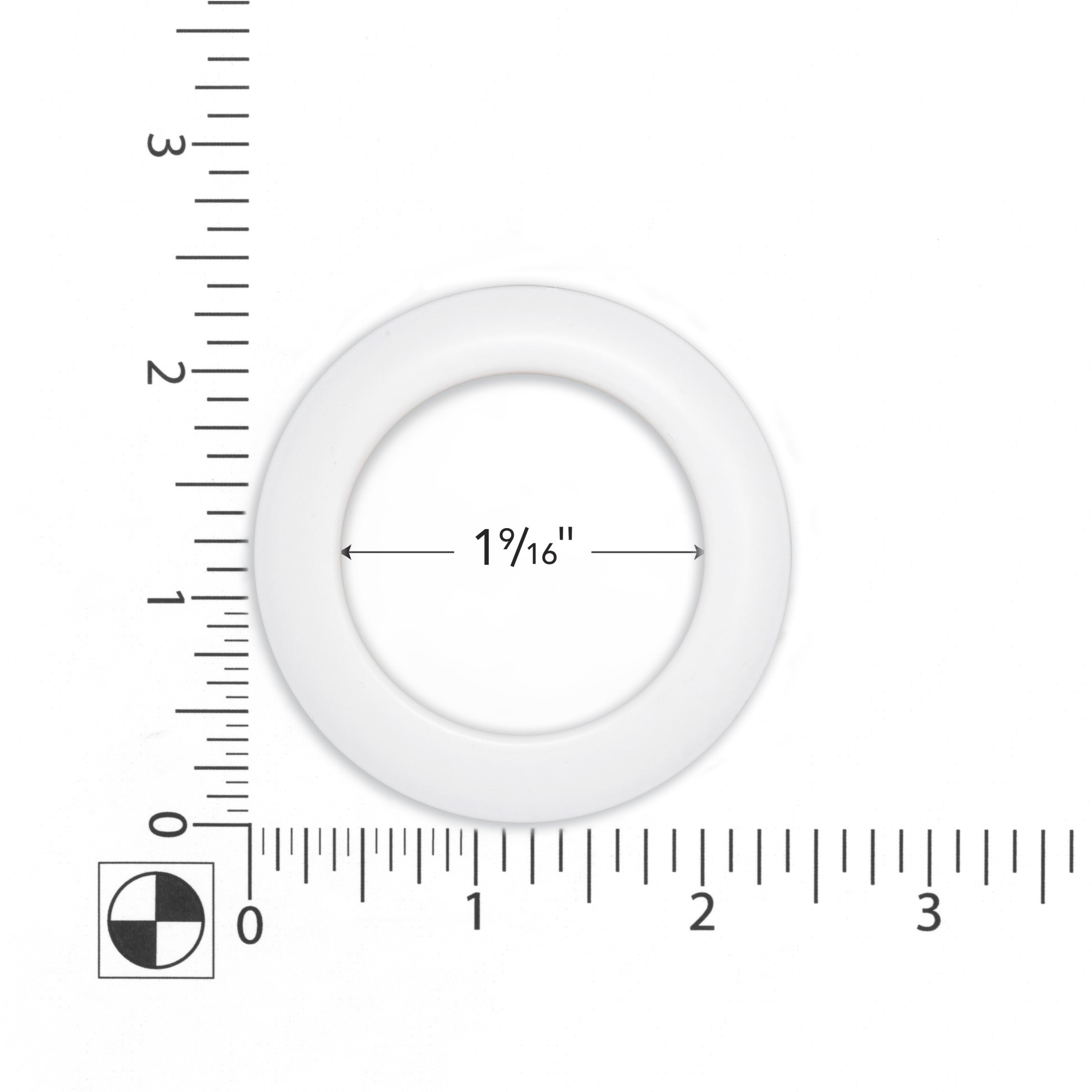 Dritz œillets rideaux plastique noir 40 mm 8 sets