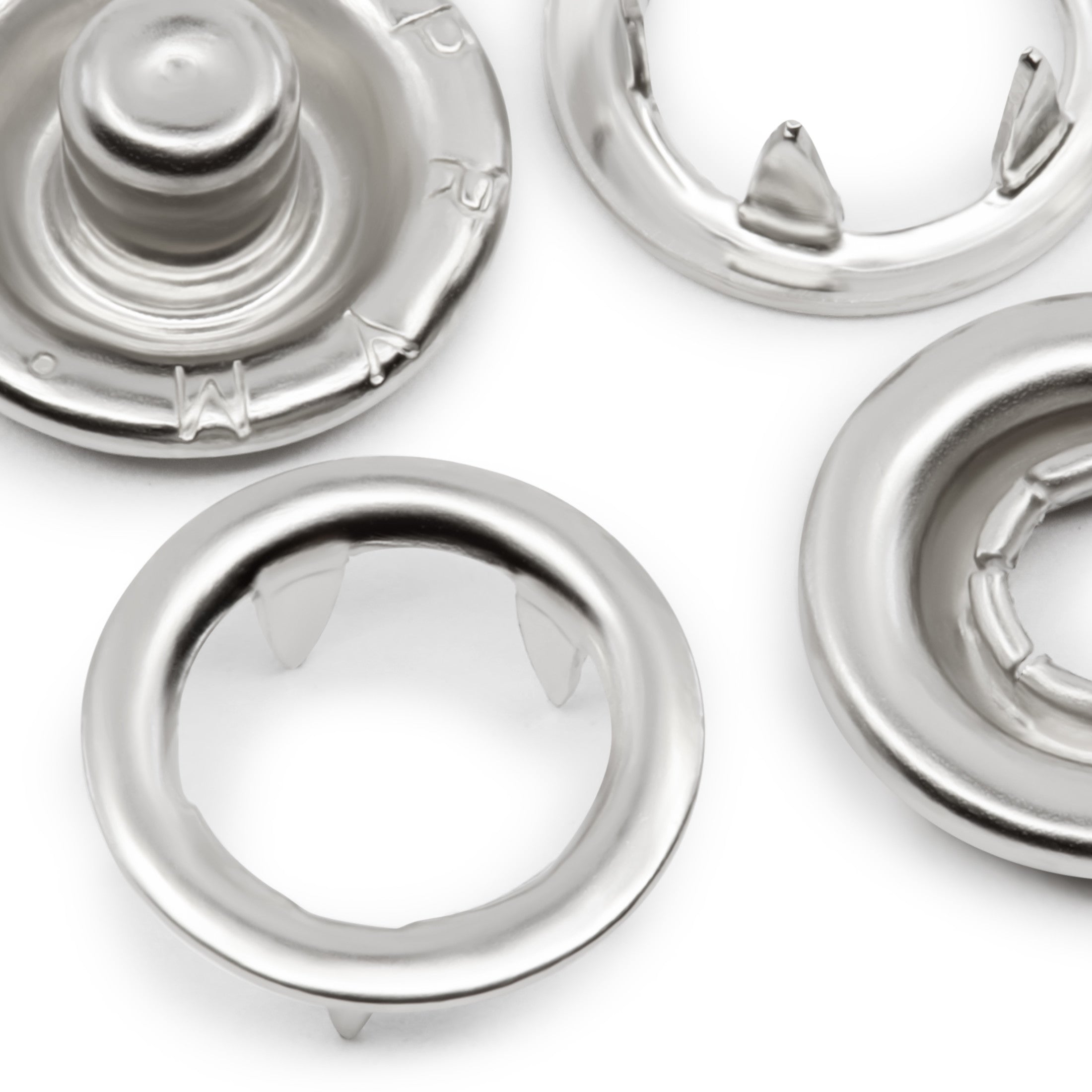 Dritz boutons pression 11 mm blancs 7 jeux
