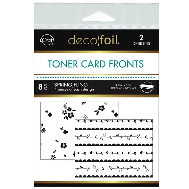 Deco Foil A2 papier toner Spring Fling x8