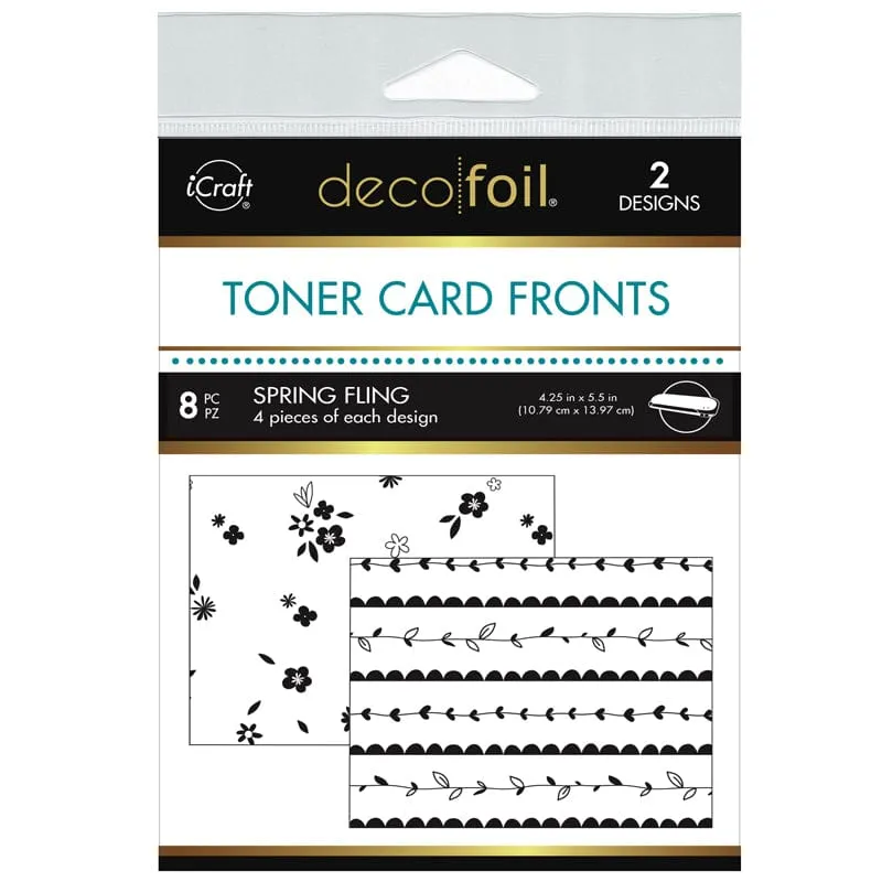 Deco Foil A2 papier toner Spring Fling x8