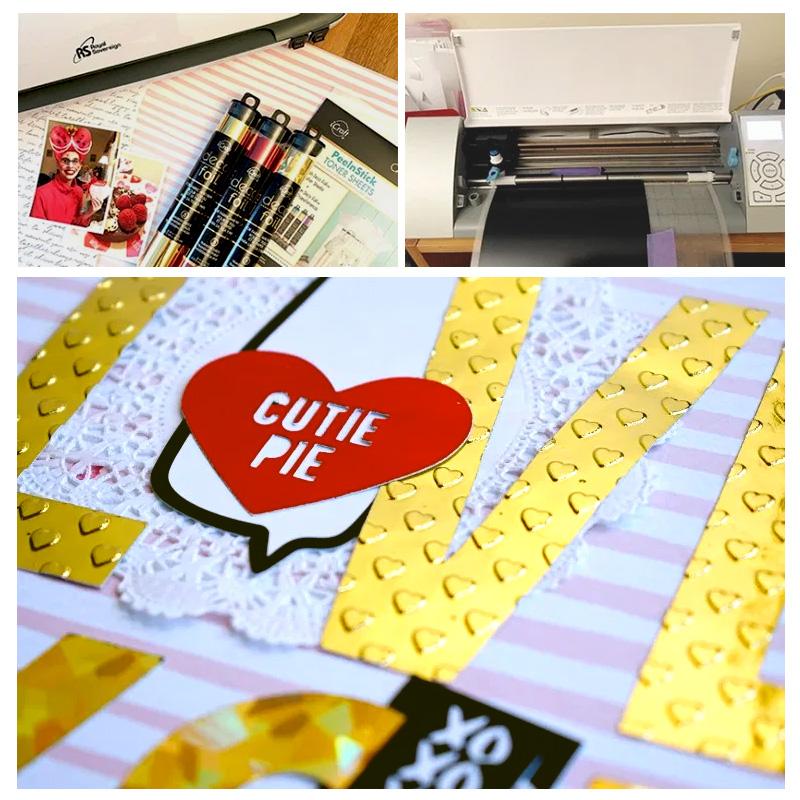 HeatnBond Deco Foil Peel and Stick feuille toner adhésive 2 feuilles