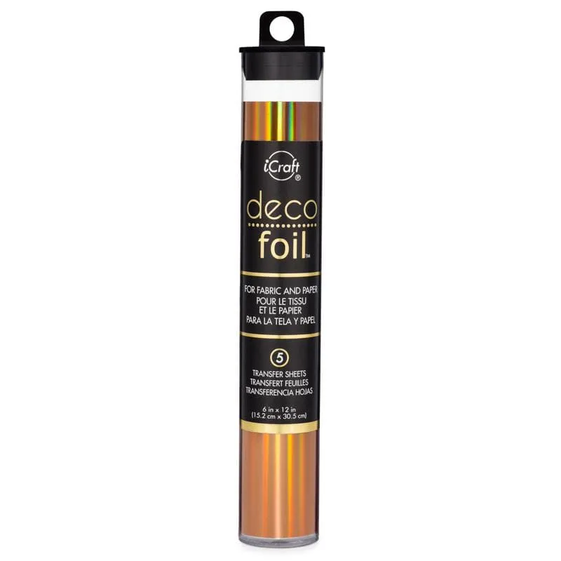 HeatnBond Deco Foil Peach Princess feuille transfert 5 feuilles