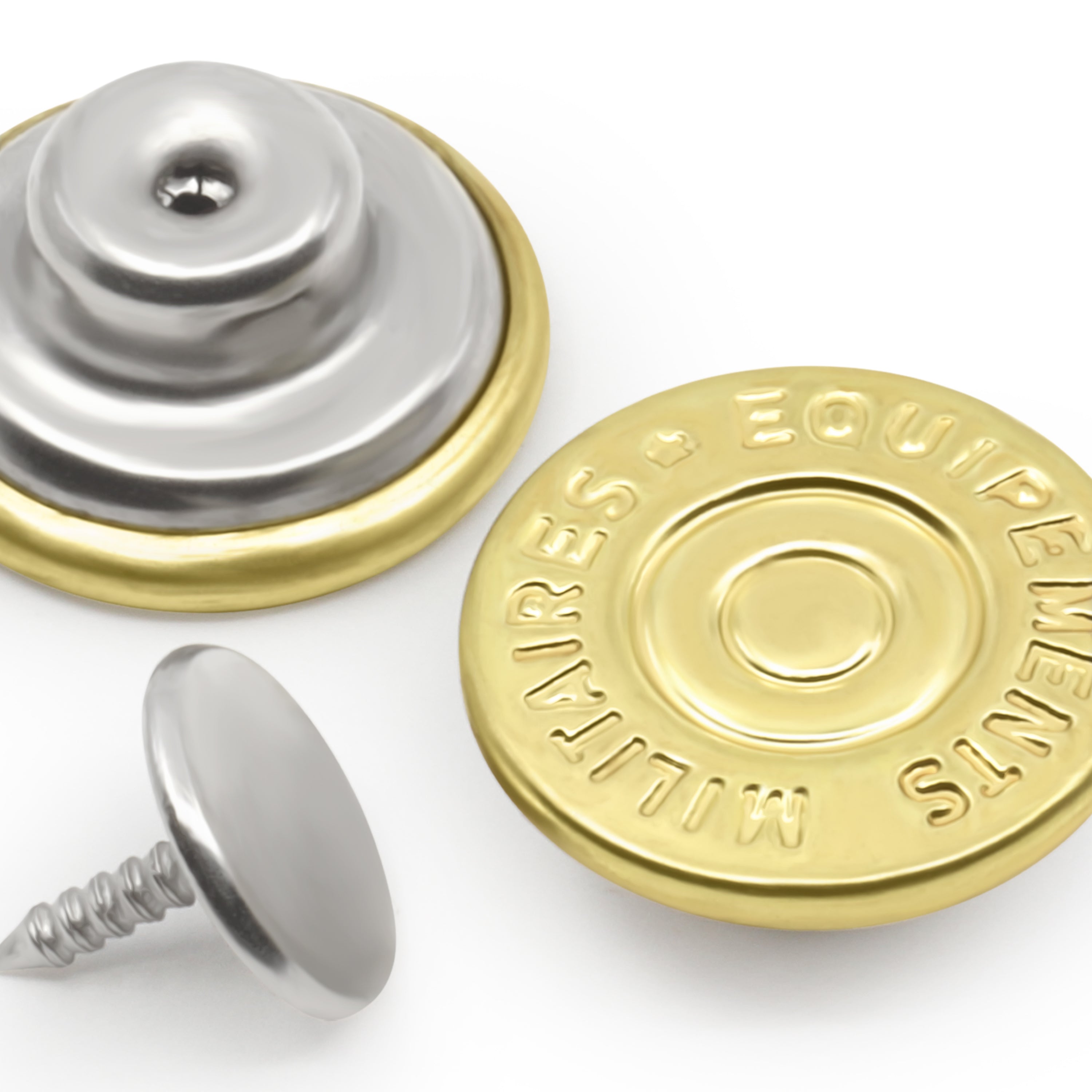 Dritz Boutons Salopette Jean 5/8" Cuivre x4 sans couture