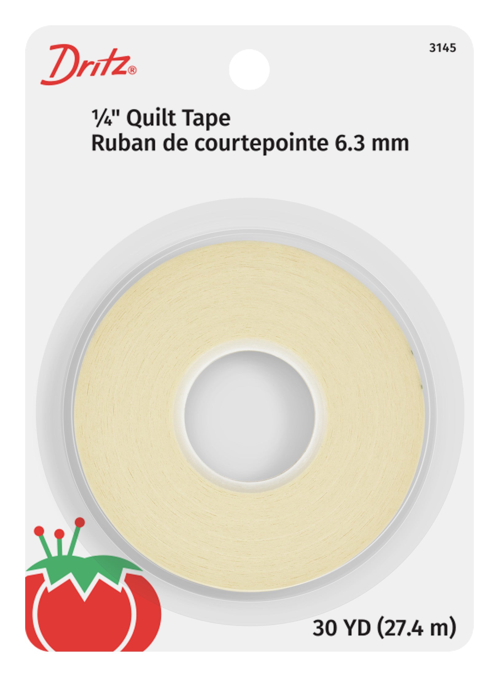 Dritz Quilters Tape ruban quilting blanc 6 mm 55 m