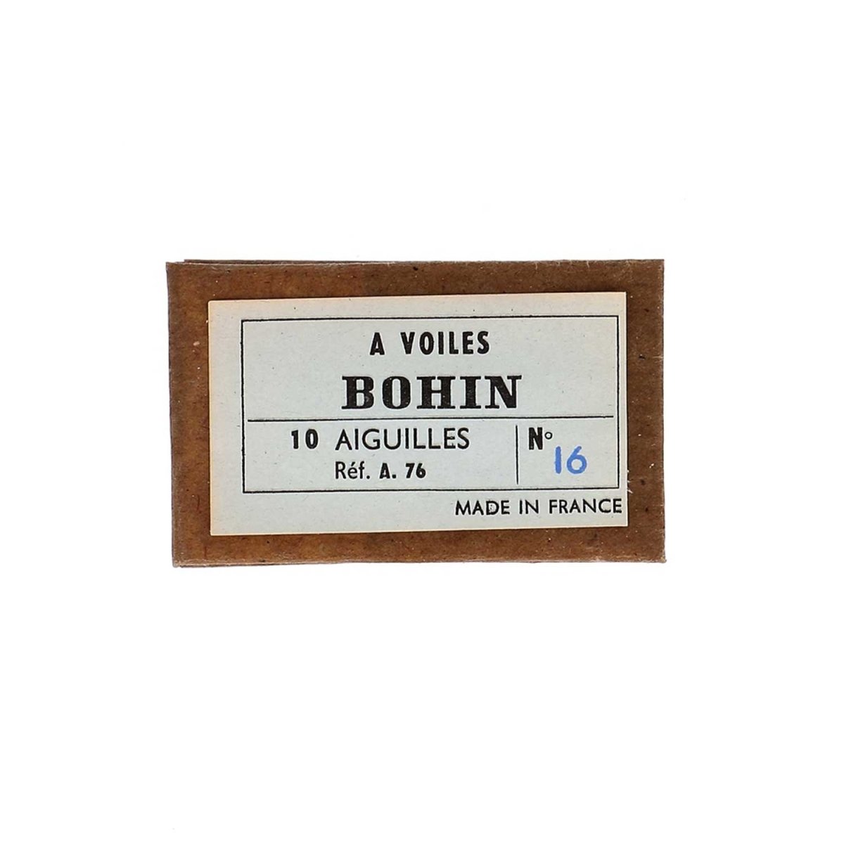 Bohin Aiguilles voiles N°14 aiguille voile triangulaire x10
