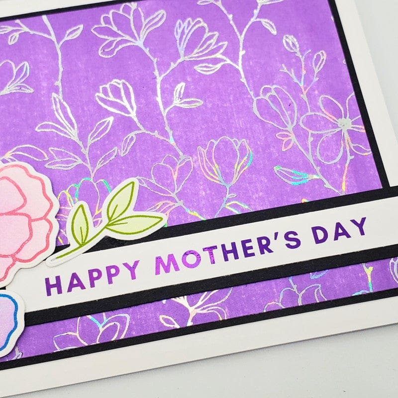 Deco Foil Toner Card Spring Ahead cartes foil A2 x8