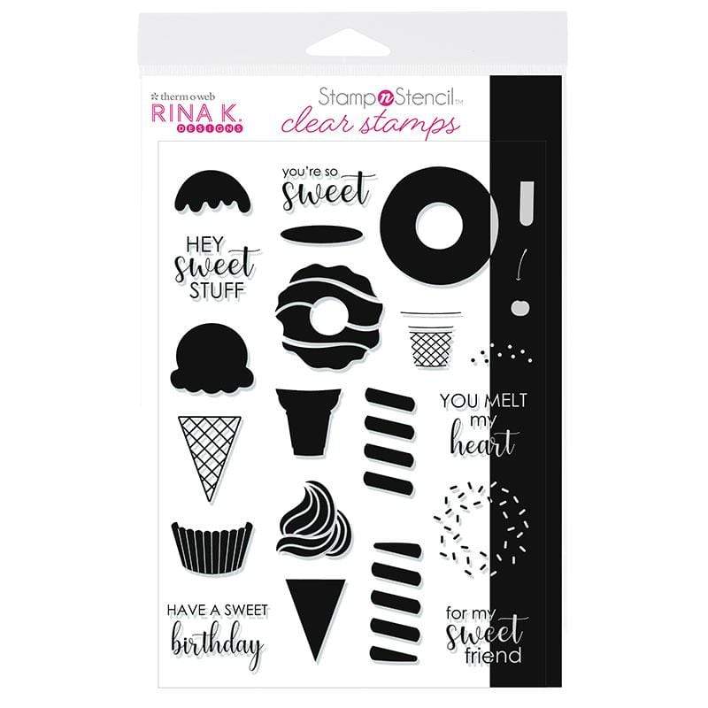 Rina K. Designs tampons transparents sweet stuff set