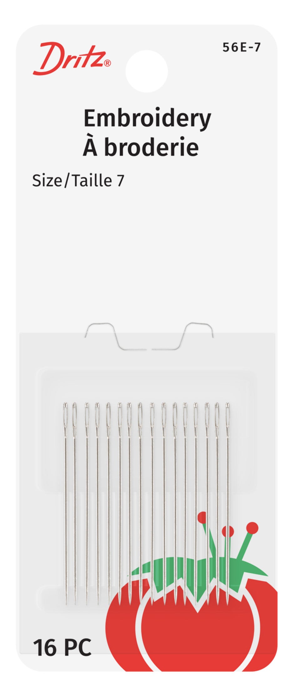 Dritz Aiguilles à broder main assorties 3/9 chas long