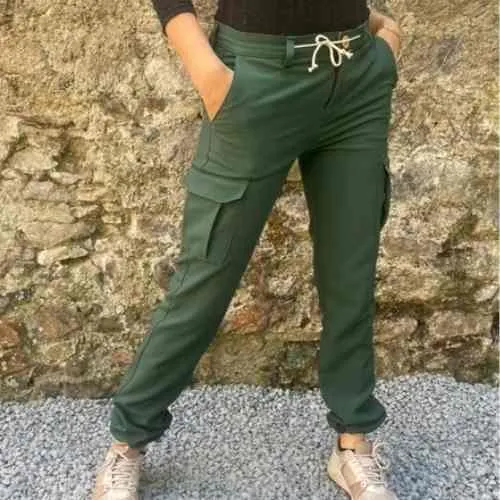 Kitac Kit Couture Facile Pantalon Cargo Telmon Femme Twill
