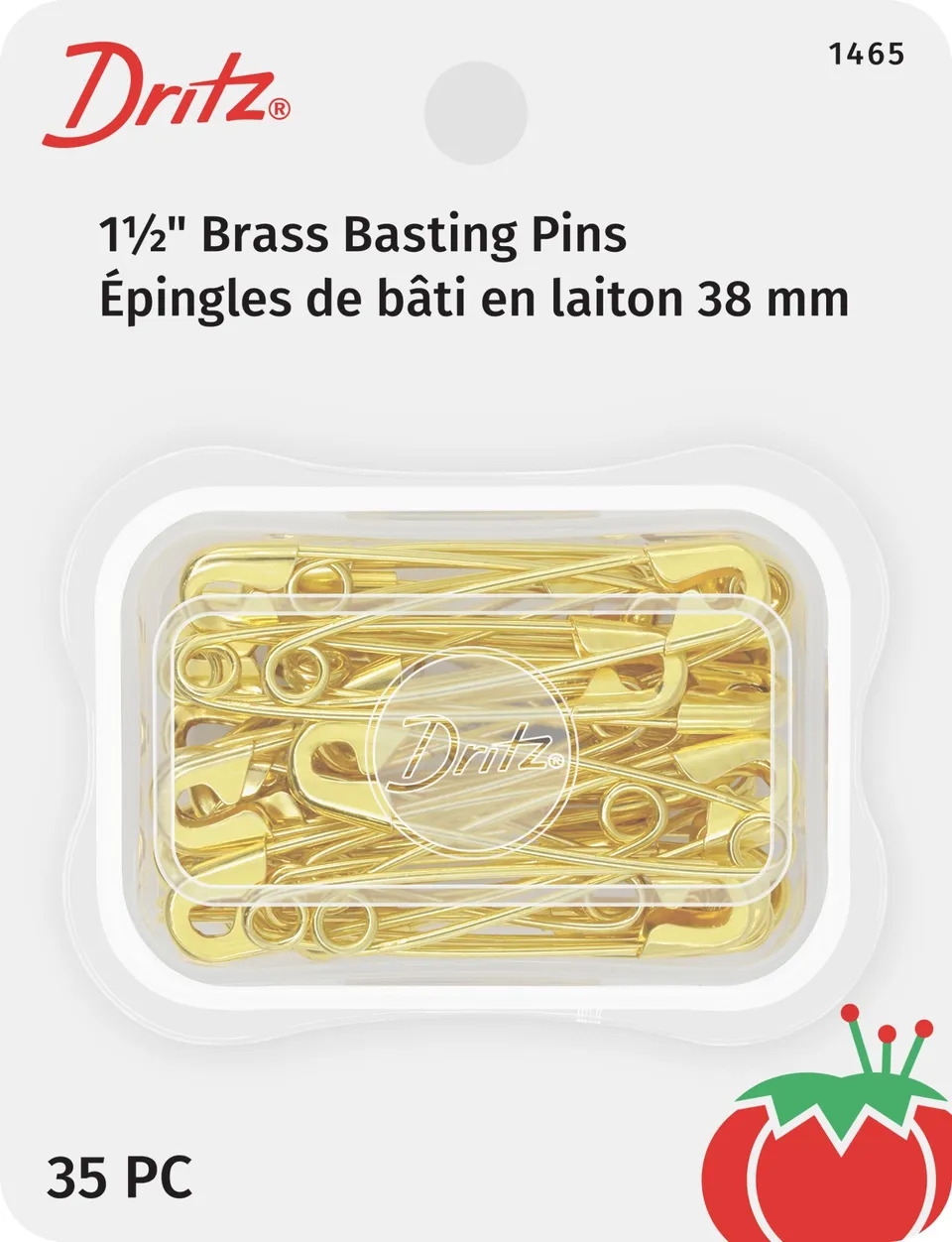 Dritz Épingles Sûreté Laiton 38 mm x35 Quilting