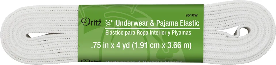 Dritz Elastics & Fabrics élastique couture blanc 19 mm 4 yd