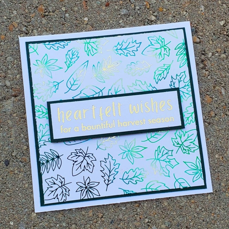 HeatnBond Deco Foil Harvest carte à foil A2 8 feuilles