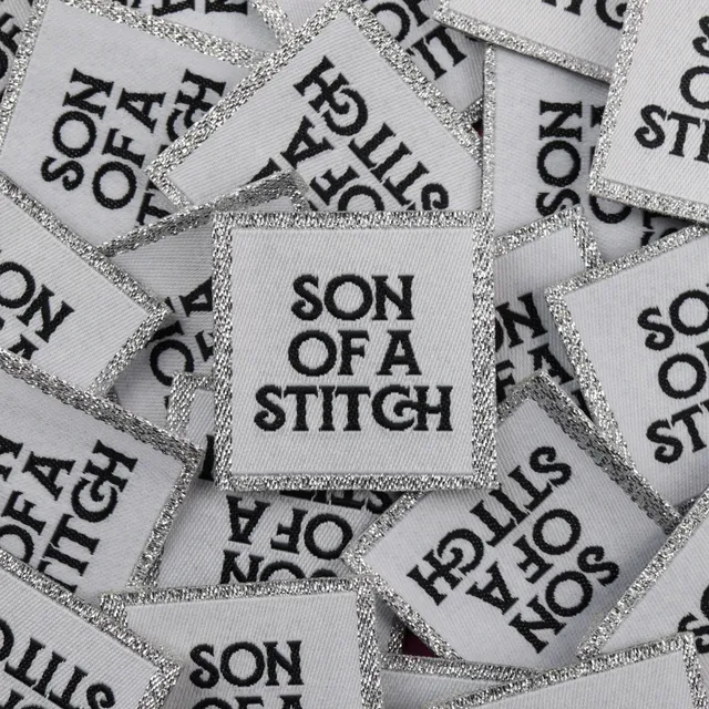 Bohin étiquette Son of a stitch à coudre 3,5 cm
