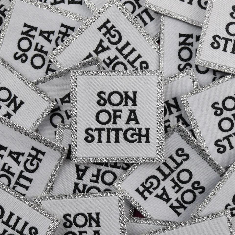 Bohin étiquette Son of a stitch à coudre 3,5 cm