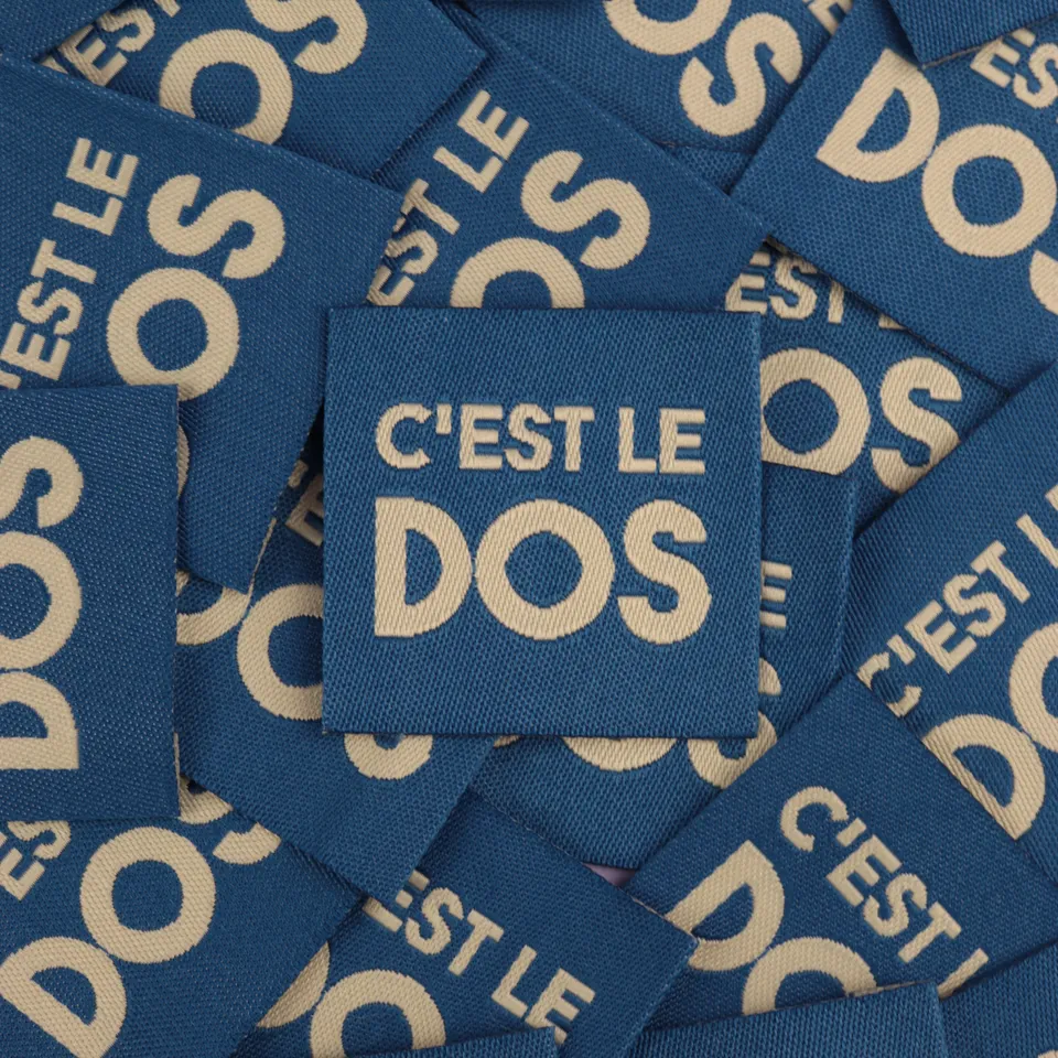 Bohin Étiquettes à coudre C'est le dos étiquette 3,5 cm tissée