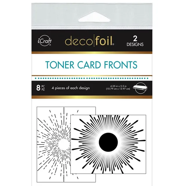HeatnBond Deco Foil cartes toner Ray of Sunshine A2 x8 feuilles