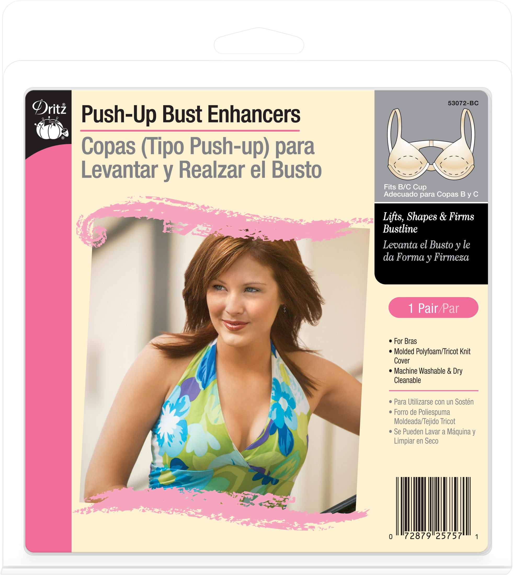 Dritz coques push-up beige bonnet A/B