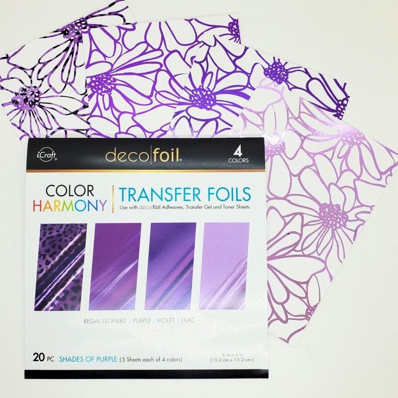 HeatnBond Deco Foil carte toner Bold Blooms A2 x8