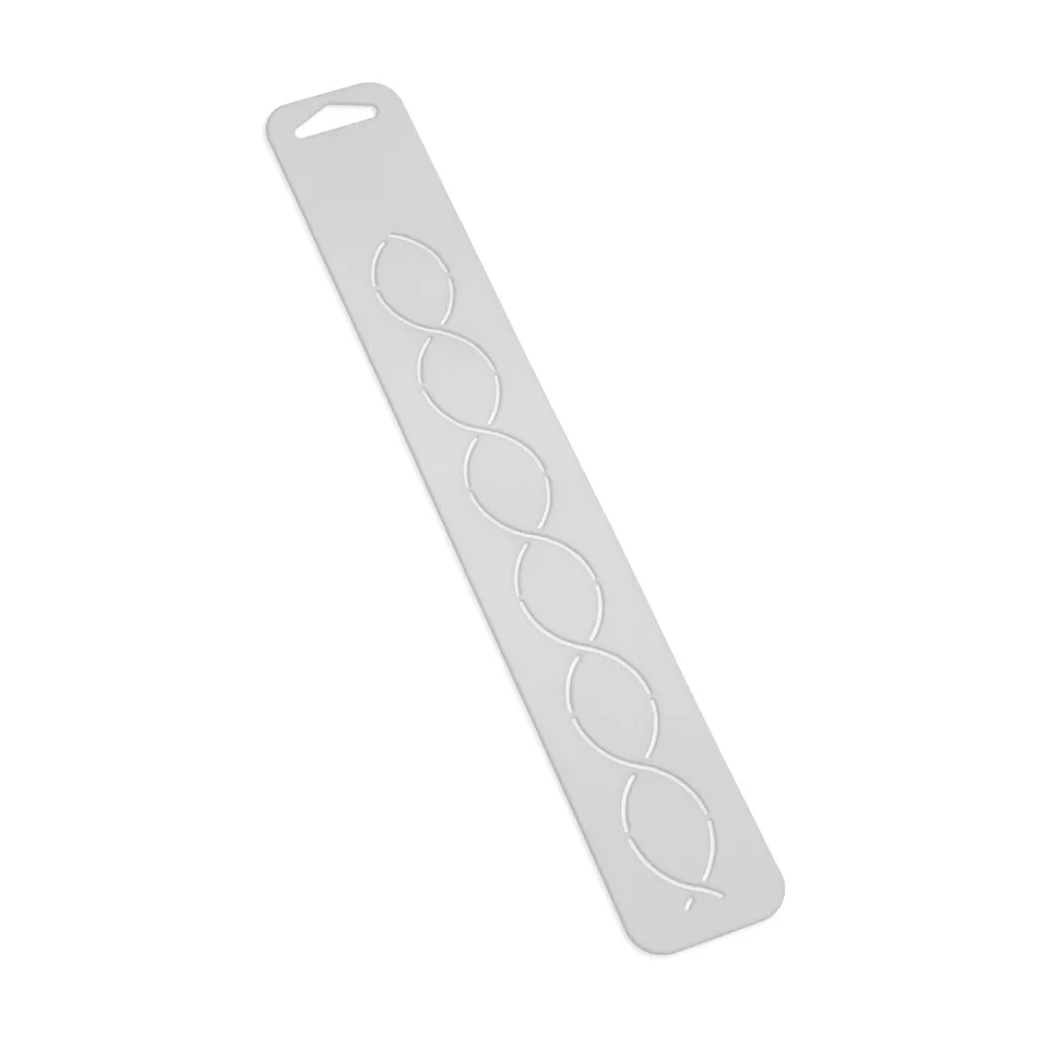 Dritz pochoir bordure chaîne 1" plastique quilt