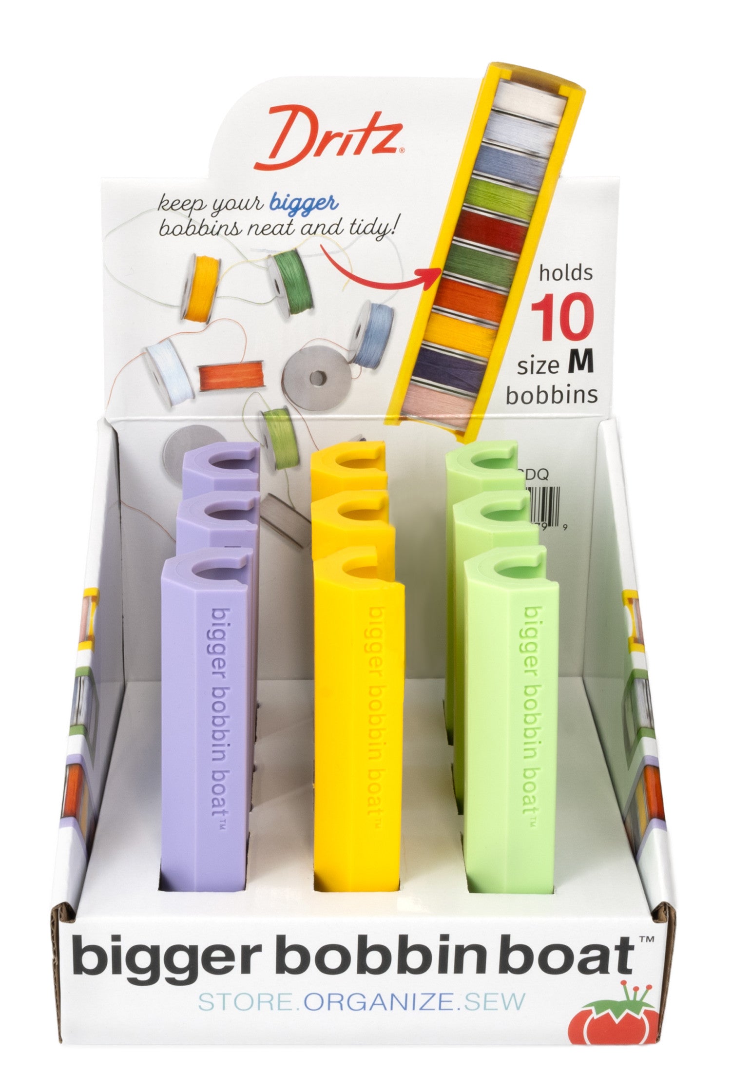Dritz Sewing Baskets Panier Bigger Boat 887-PDQ 9 pc