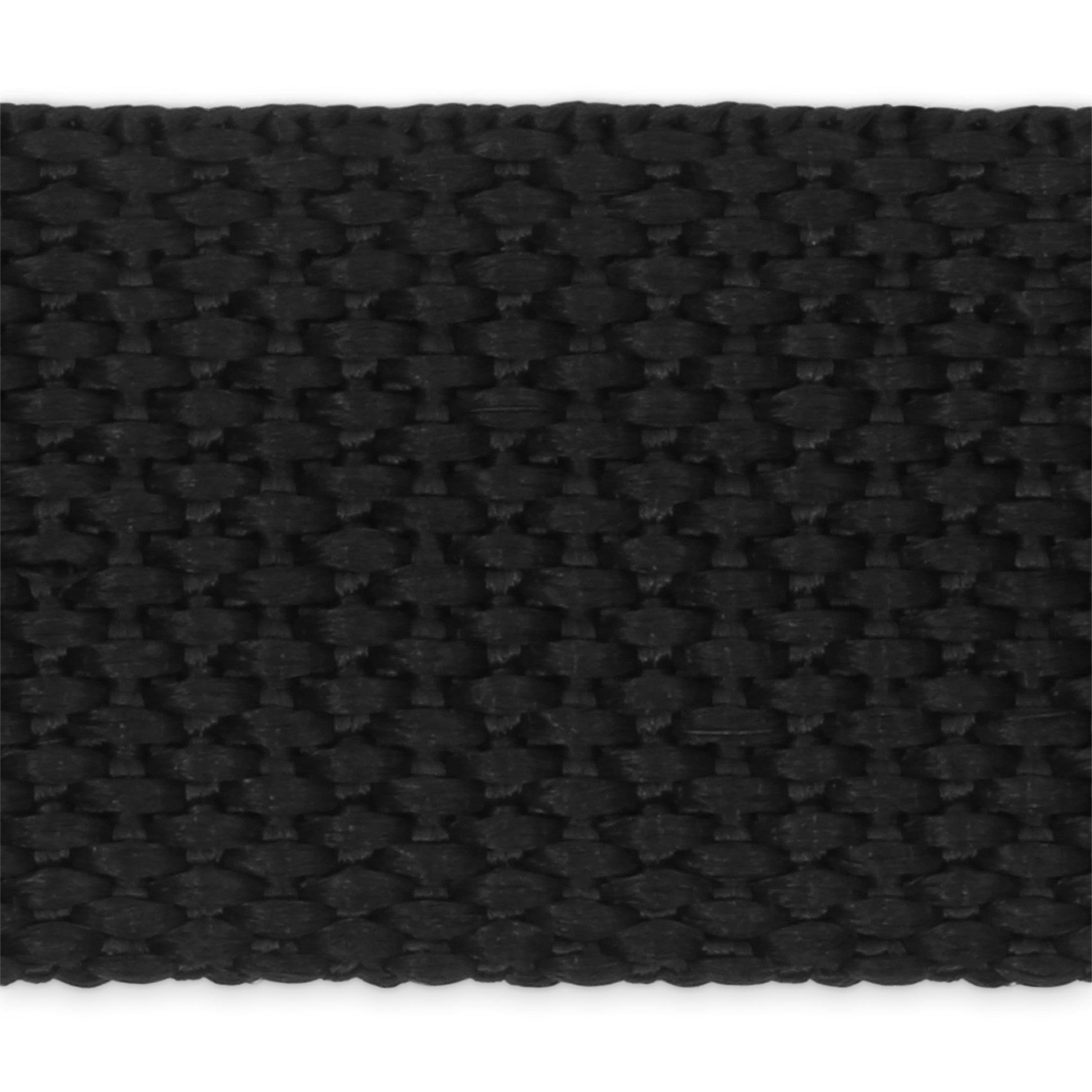 Dritz sangle polypro noire 2,5 cm x 152 cm