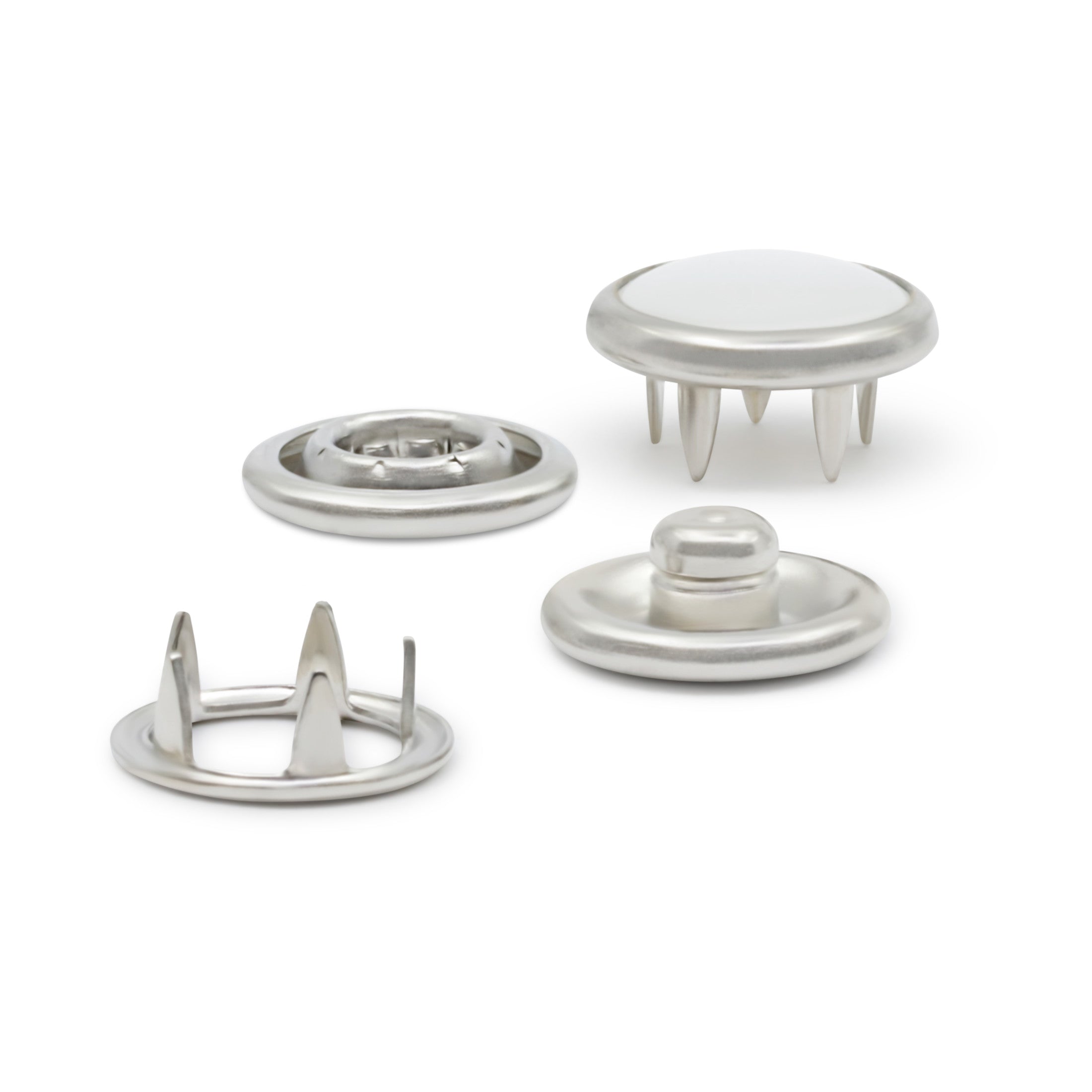 Dritz Pressions nacre blanc 11 mm 12 ensembles