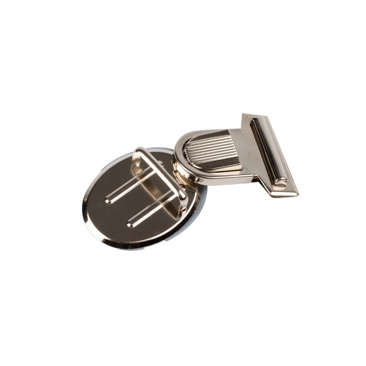 Bohin petit fermoir cartable métal argent 14 mm