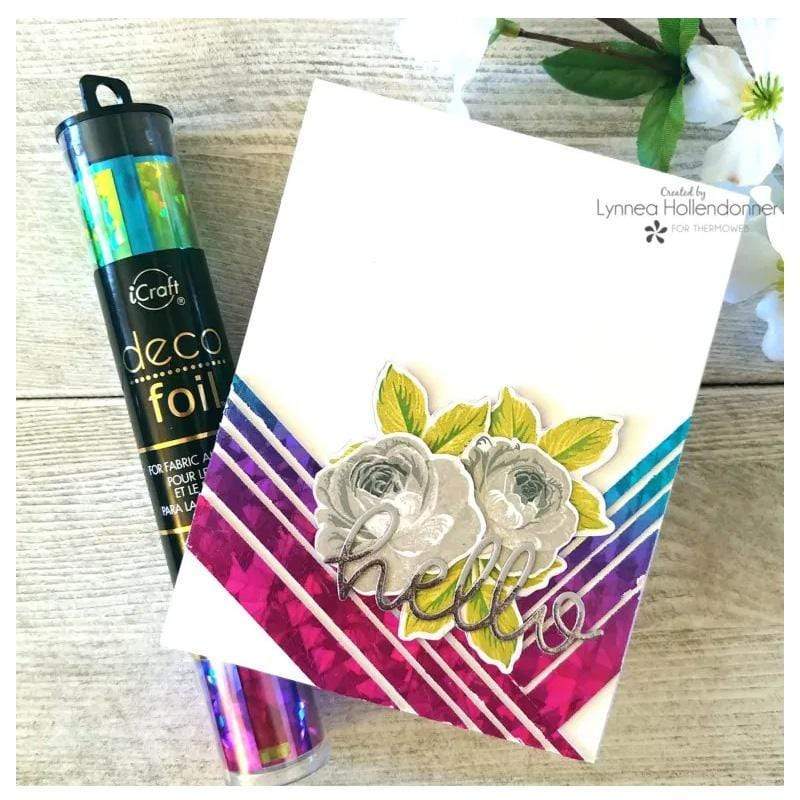 HeatnBond Deco Foil Rainbow feuille transfert 5 feuilles