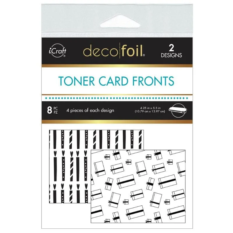 HeatnBond Deco Foil Birthday Wish cartes toner x8 A2