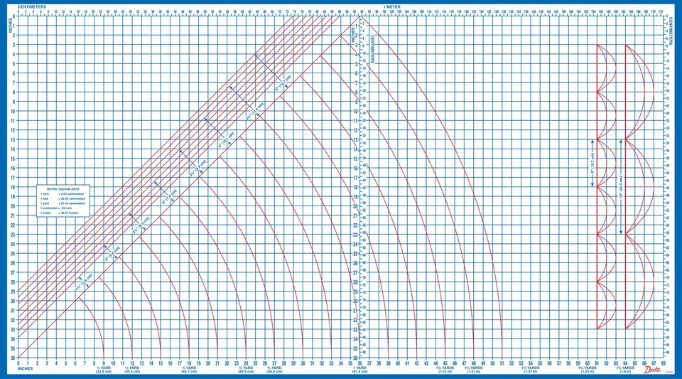 Dritz 890 planche à patron pliable carton 101x182 cm