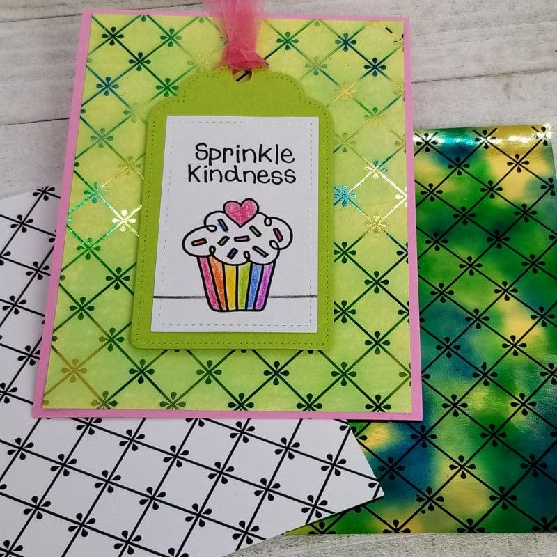 Deco Foil Toner Card Fronts Off The Grid cartes A2 8 feuilles