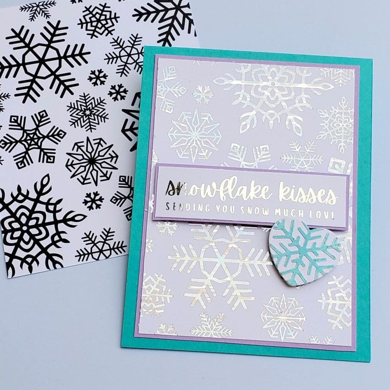 HeatnBond Deco Foil carte toner Winter Sparkle 8 cartes A2