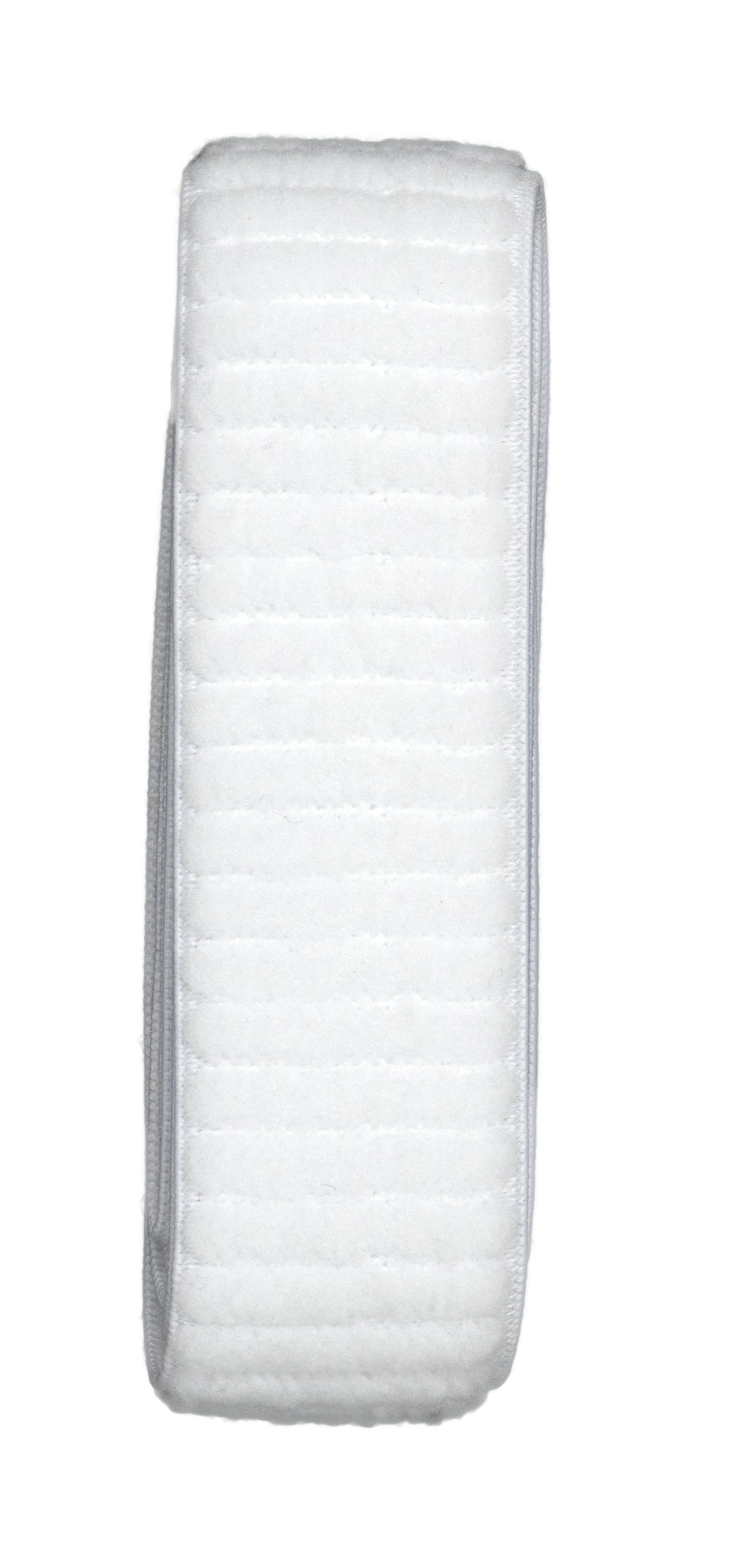 Dritz Élastique couture dos peluche blanc 25 mm