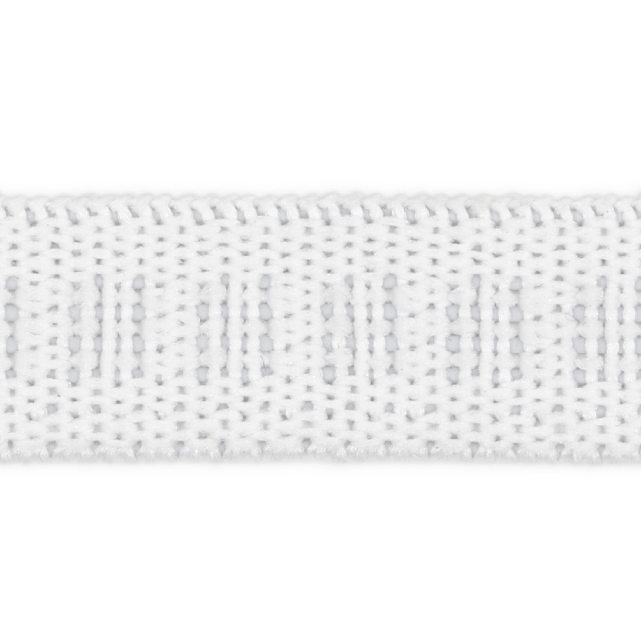 Dritz Élastique plat anti-roule 13mm blanc 27m