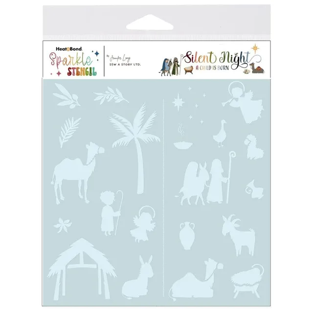 HeatnBond Sew a Story Silent Night pochoir 15x15 cm