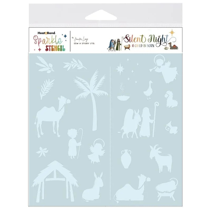 HeatnBond Sew a Story Silent Night pochoir 15x15 cm