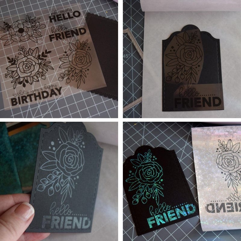 HeatnBond Unity Blooming Friendship transfert adhésif foil 2 feuilles