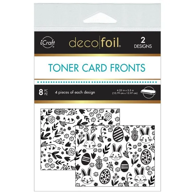HeatnBond Deco Foil Hoppy Spring feuilles toner 8 feuilles A2