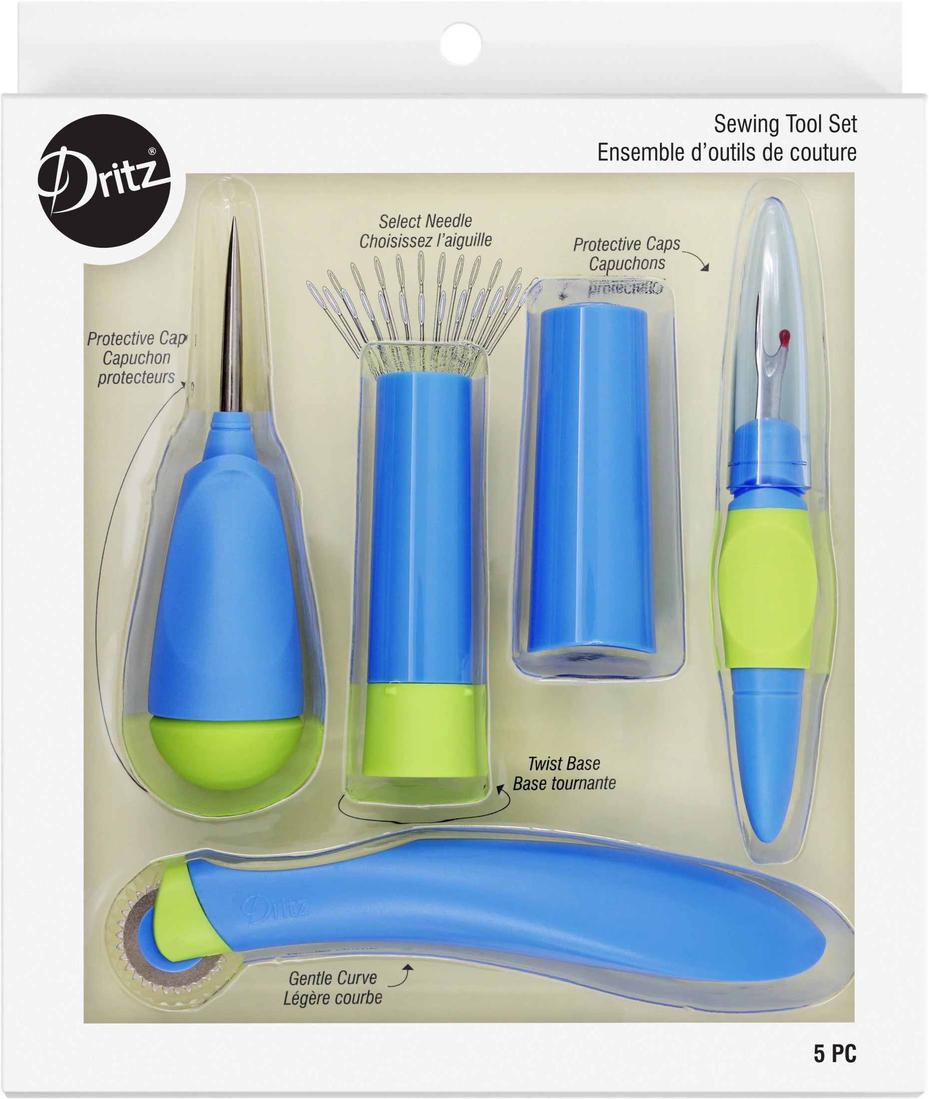 Dritz Sewing Kits 27102 kit outils couture 4 pièces ergonomique