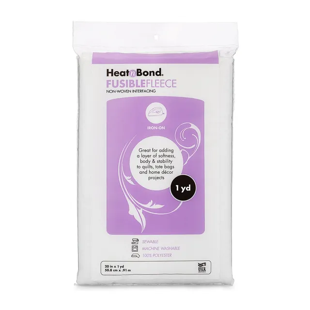 HeatnBond molleton thermocollant blanc 50x91 cm polyester