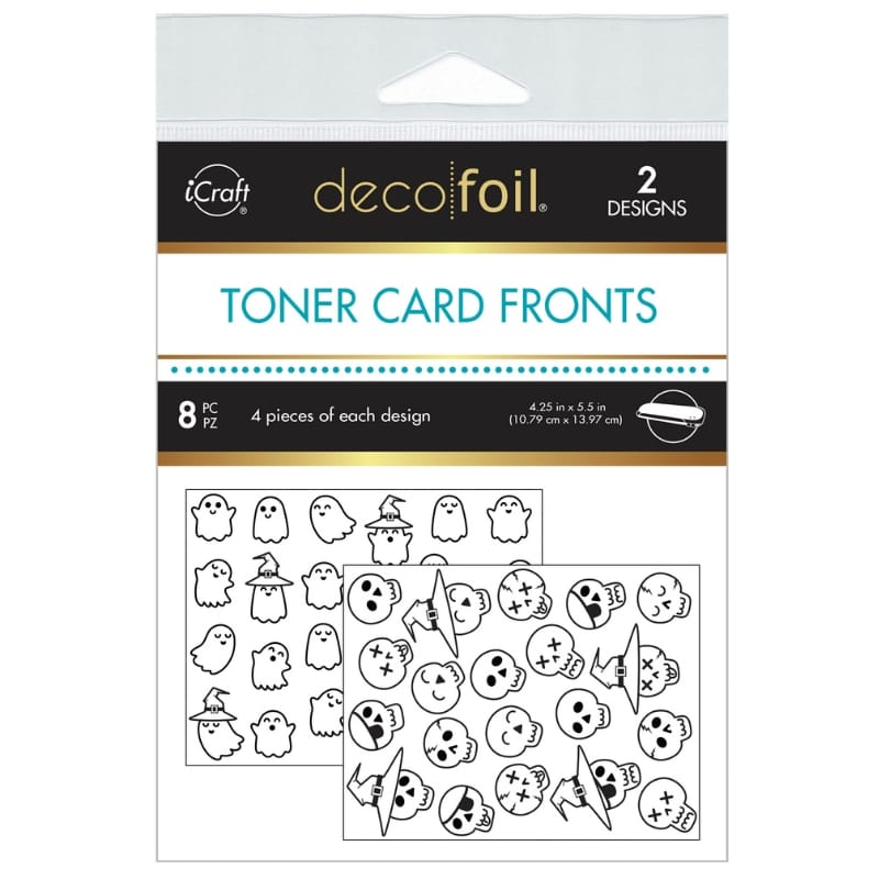 HeatnBond Deco Foil Ghouls & Grins feuille foil 8 feuilles A2