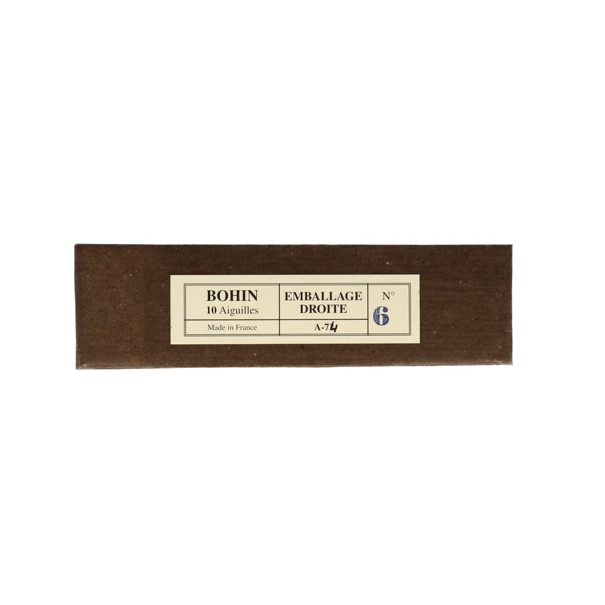 Bohin Aiguilles Aiguilles à matelas droites 10 cm N°4 acier