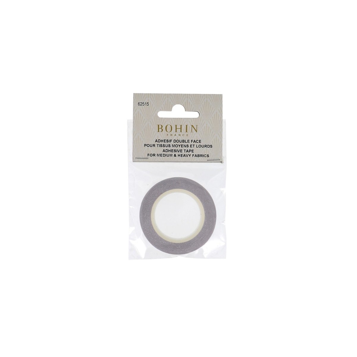 Bohin Colles textiles Adhésif double face ruban 7 m x 6 mm