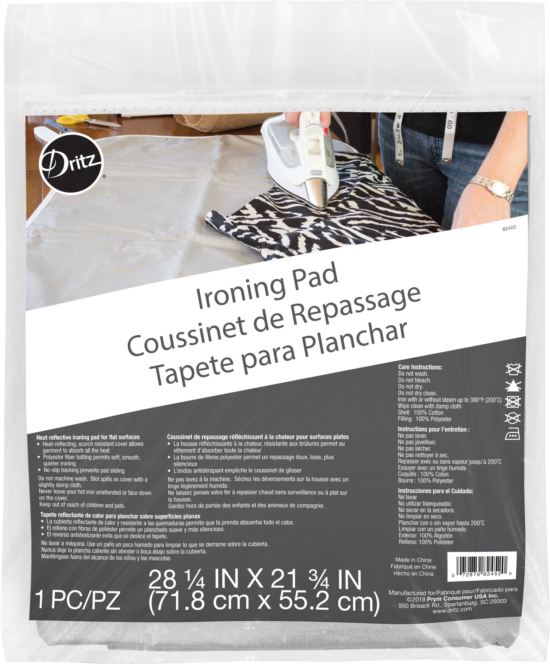 Dritz Clothing Care Tapis Repassage Thermoréfléchissant 72 cm