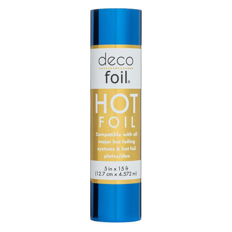 HeatnBond Deco Foil Hot rouleau foil Sapphire Blue 5in 15ft